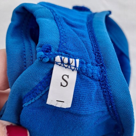 Dog Shirt The Dog Face Blue White Small - Picture 5 of 5